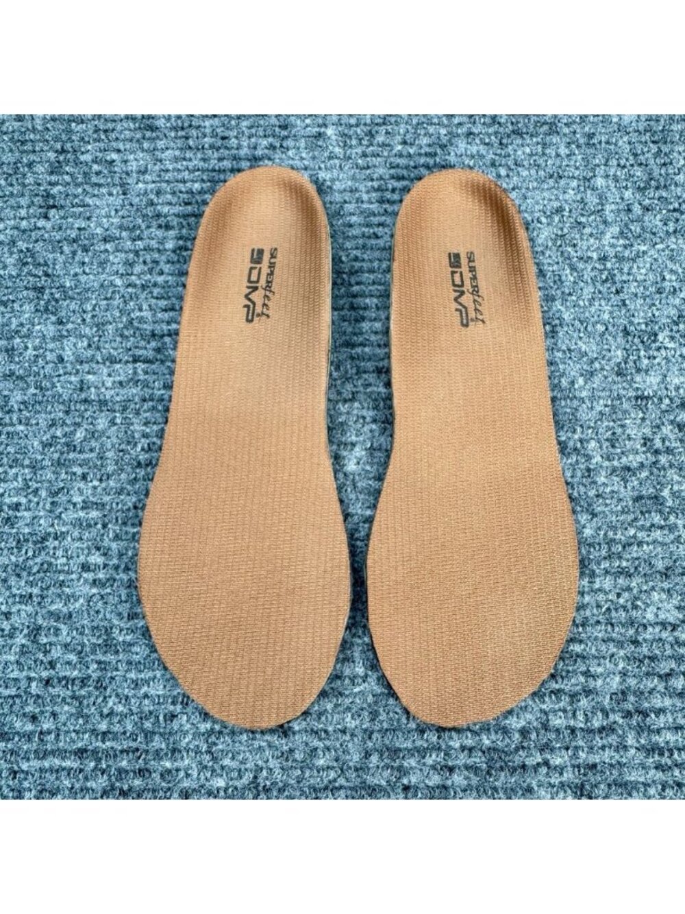 Superfeet COPPER Comfort Insoles Inserts Size D (7.5-9 Men / 8.5-10 Women) EUC
